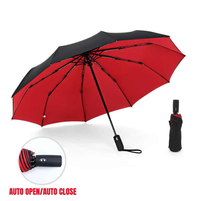 Golf Umbrella Large - 방풍 더블 레이어 방지 우산 완전