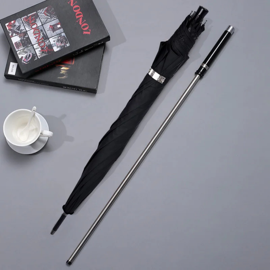 Golf Umbrella Large - 호신술 긴 손잡이 방풍 자외선 차단