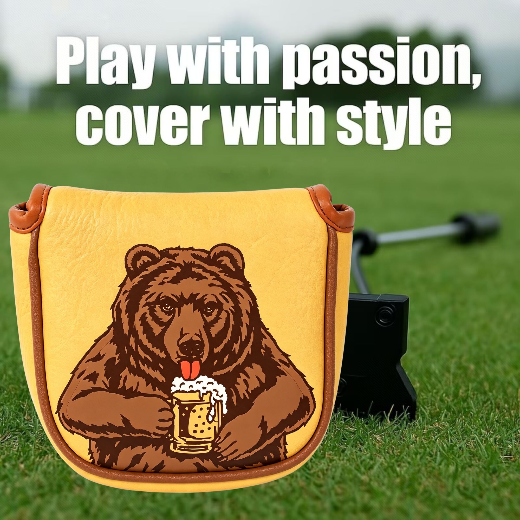 대부분의 브랜드에 적합한 맥주곰 디자인의 해골 자수 골 - Golf Tees 리뷰 및 가격