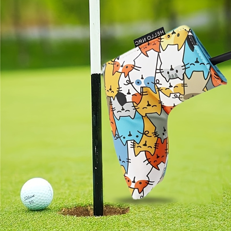 1pc 말렛 퍼터 헤드 커버 블레이드 퍼터 헤드 커버, - Golf Tees 리뷰 및 가격