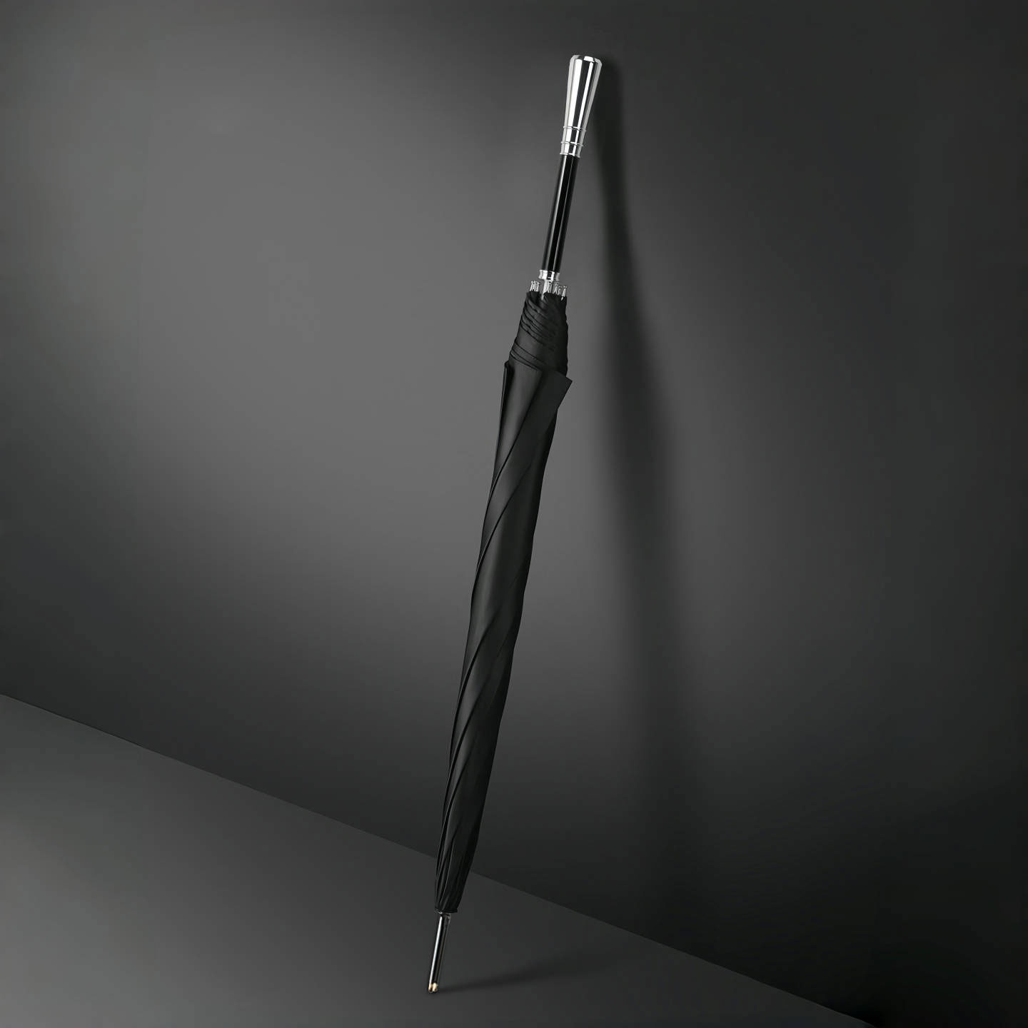 클래식한 디자인의 고급 금속 손잡이 우산, 방풍 및 방 - Golf Umbrella Large 리뷰 및 가격