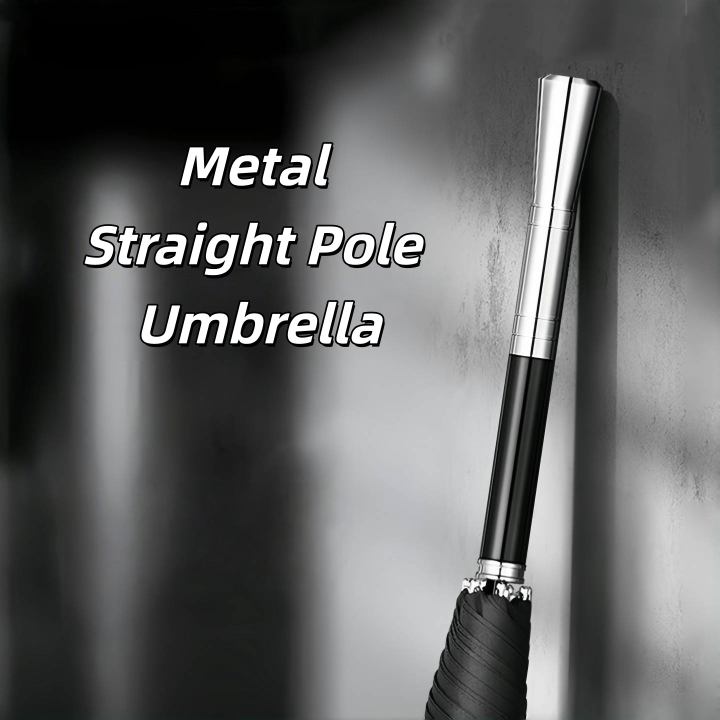 클래식한 디자인의 고급 금속 손잡이 우산, 방풍 및 방 - Golf Umbrella Large 리뷰 및 가격