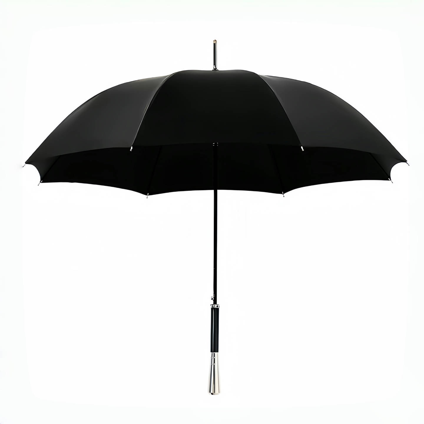 클래식한 디자인의 고급 금속 손잡이 우산, 방풍 및 방 - Golf Umbrella Large 리뷰 및 가격
